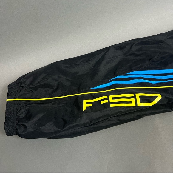 Adidas F-50 Black/Blue/Green Trackpants - Picture 4 of 5